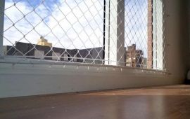 Instalação de Telas de Proteção - Champagnat